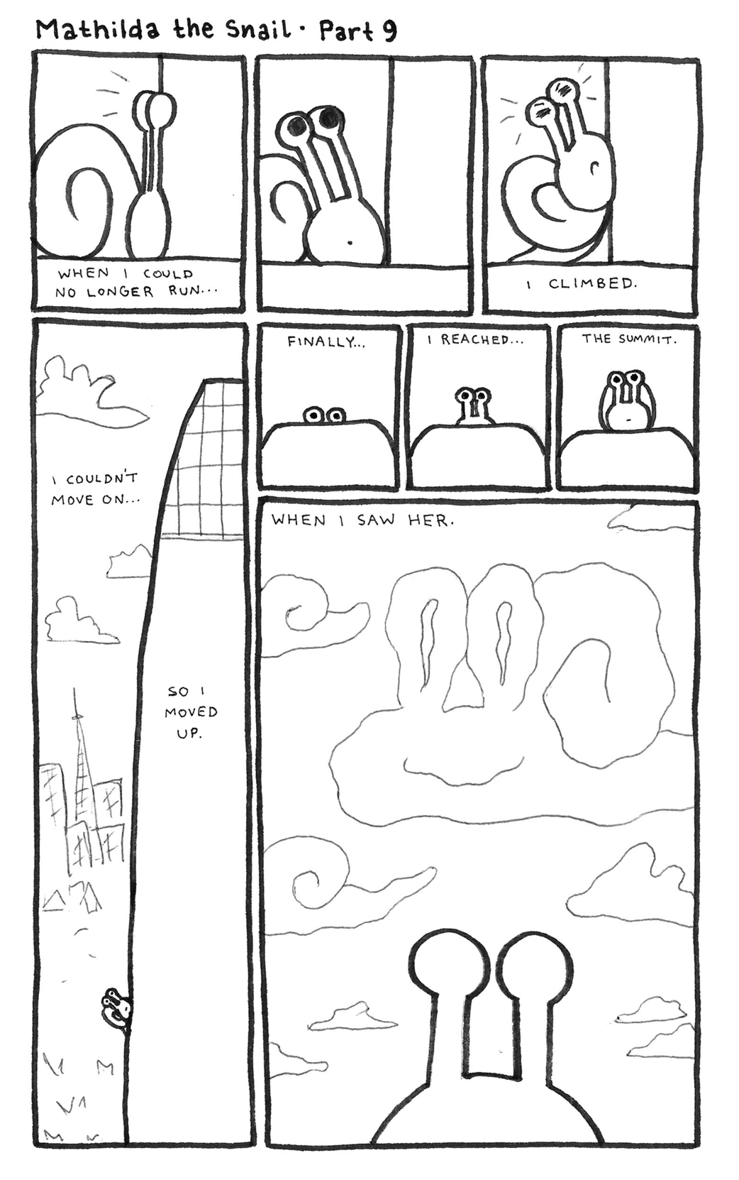 Mathilda climbs Salesforce Tower and sees the ghost of Maude in the clouds